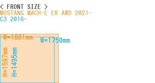#MUSTANG MACH-E ER AWD 2021- + C3 2016-